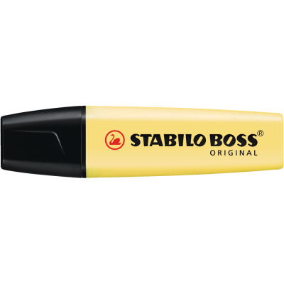 Szövegkiemelő 2-5mm, vágott hegyű, STABILO Boss original Pastel vanília