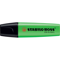 Szövegkiemelő 2-5mm, vágott hegyű, STABILO Boss original zöld