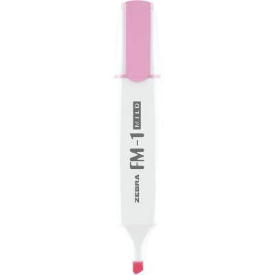 Szövegkiemelő 3,5 mm, Zebra FM-1 Mild, rózsaszín