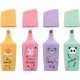 Szövegkiemelő készlet mini pasztell ANIMAL Faber-Castell 4klf.szín