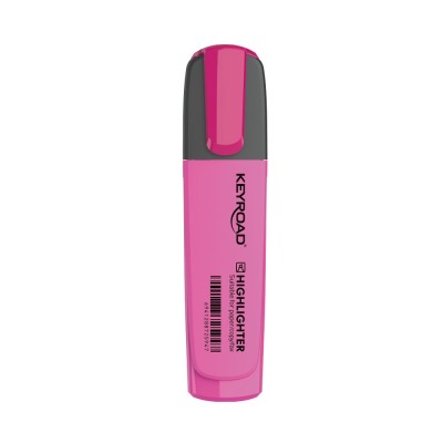 Szövegkiemelő vágott hegyű, lapos test, 28 db/display, Keyroad Fluo neon színek