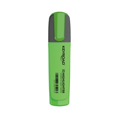 Szövegkiemelő vágott hegyű, lapos test, 28 db/display, Keyroad Fluo neon színek