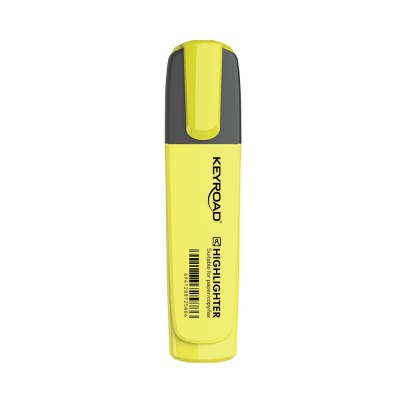 Szövegkiemelő vágott hegyű, lapos test, 28 db/display, Keyroad Fluo neon színek