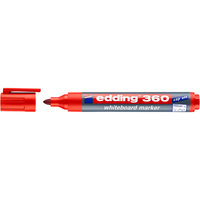 Táblamarker 1,5-3mm, kerek Edding 360 piros