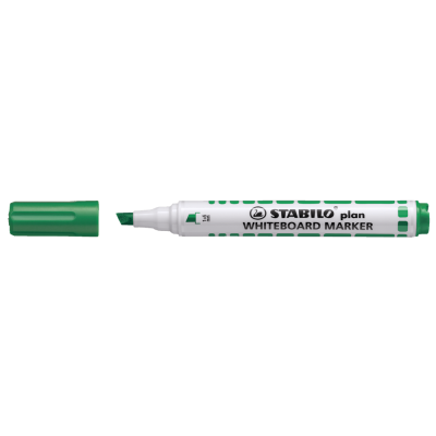 Táblamarker 1,5-mm, vágott Stabilo plan 643/36 zöld