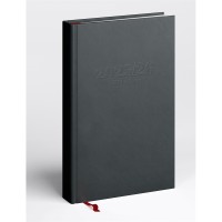 Tanári határidőnapló A5, műbőr 150mmx210mm, fehér lapokkal fekete 2025/2026 Realsystem