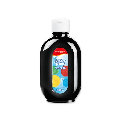 Tempera, 300 ml, Keyroad, fekete