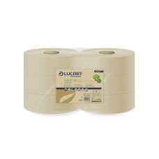 Toalettpapír 2 rétegű közületi átmérő: 23 cm 826 lap/tekercs 6 tekercs/karton EcoNatural 23 J Lucart_812277J barna