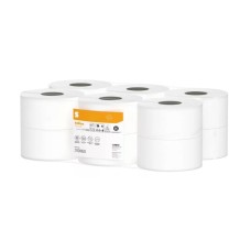 Toalettpapír 3 rétegű közületi átmérő: 19 cm 480 lap/tekercs 12 tekercs/karton Satino Wepa Comfort fehérített