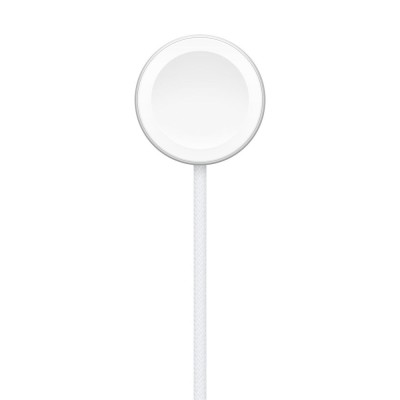 Töltő asztali APPLE (Type-C, wireless, gyorstöltő, 100cm, textil, MX2H2ZM/A utód, APPLE Watch töltő) fehér