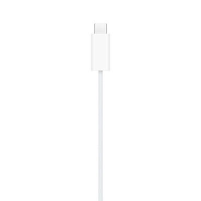Töltő asztali APPLE (Type-C, wireless, gyorstöltő, 100cm, textil, MX2H2ZM/A utód, APPLE Watch töltő) fehér