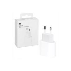 Töltő hálózati APPLE Type-C aljzat (20W, PD gyorstöltő, MU7V2ZM/A utód) fehér