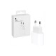 Töltő hálózati APPLE Type-C aljzat (20W, PD gyorstöltő, MU7V2ZM/A utód) fehér