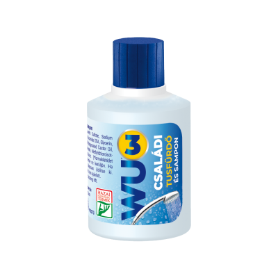 Tusfürdő és sampon 100 ml családi púder illat WU3