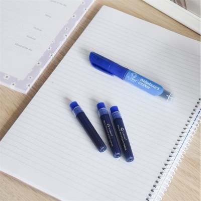 Utántöltő patron cserélhető betétes táblamarkerhez Bluering kék