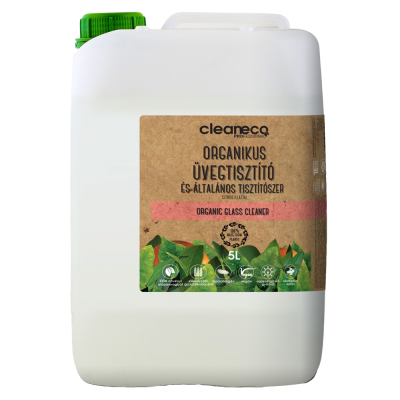 Üvegtisztító munkaoldat 5 liter organikus Cleaneco