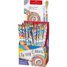 Varázsceruza display háromszögletű, 48db normál 36db jumbo Faber-Castell 48db/display