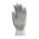 Védőkesztyű mártott latex bélelt XL-es méret szürke