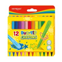 Viaszkréta, 100 x 13 mm, 12 db/doboz, Keyroad