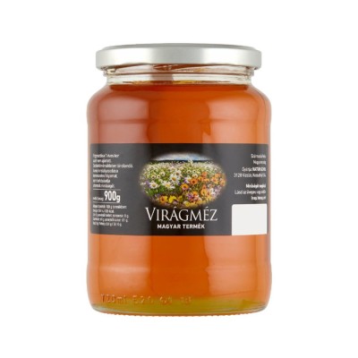 Virágméz üveges 900g