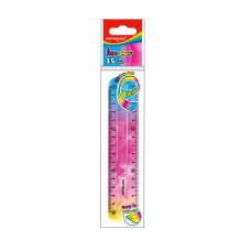 Vonalzó 15 cm, flexibilis Keyroad Flex Draw színátmenetes