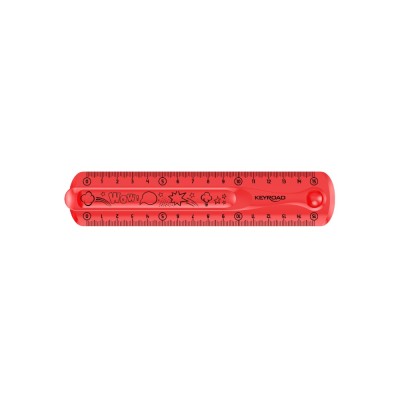 Vonalzó 15 cm, flexibilis Keyroad Flex Draw vegyes színek