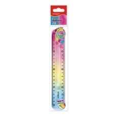 Vonalzó 20 cm, flexibilis Keyroad Flex Draw színátmenetes