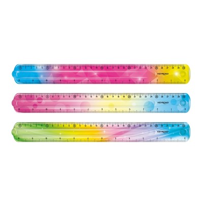Vonalzó 30 cm, flexibilis Keyroad Flex Draw színátmenetes Vonalzó 30 cm, flexibilis Keyroad Flex Draw színátmenetes