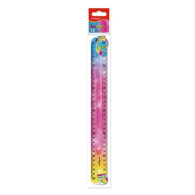 Vonalzó 30 cm, flexibilis Keyroad Flex Draw színátmenetes