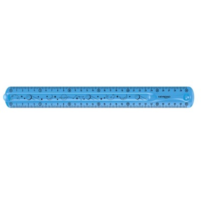 Vonalzó 30 cm, flexibilis Keyroad Flex Draw vegyes színek