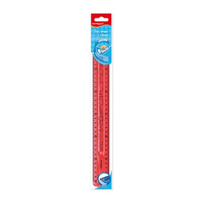 Vonalzó 30 cm, flexibilis Keyroad Flex Draw vegyes színek