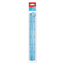 Vonalzó 30 cm, flexibilis Keyroad vegyes színek