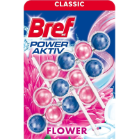 WC illatosító golyós 3 x 50 g Bref Power Aktiv Fresh Flower