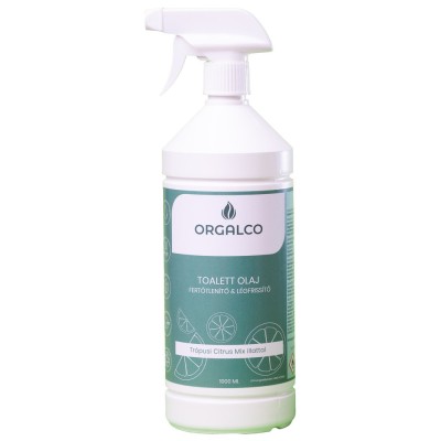 WC illatosító olaj szórófejes 1 liter Orgalco Bella Trópusi citrus