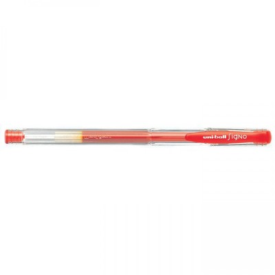 Zseléstoll 0,5mm, Uni UM-100, írásszín piros