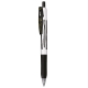 Zseléstoll 0,7 mm csíkos test, Zebra Sarasa Clip, fekete