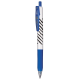 Zseléstoll 0,7 mm csíkos test, Zebra Sarasa Clip, kék