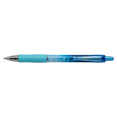 Zseléstoll 0,7mm, nyomógombos Pilot G-2 Bubble kék test, írásszín kék