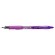 Zseléstoll 0,7mm, nyomógombos Pilot G-2 Bubble lila test, írásszín kék