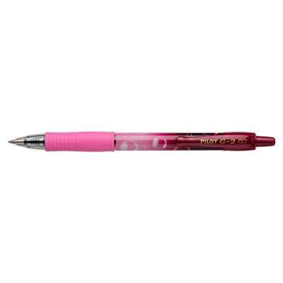 Zseléstoll 0,7mm, nyomógombos Pilot G-2 Bubble rózsaszín test, írásszín kék