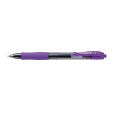 Zseléstoll 0,7mm, nyomógombos Pilot G-2, írásszín lila