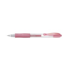 Zseléstoll 0,7mm, nyomógombos Pilot G-2, írásszín metál rózsaszín