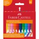 Zsírkréta készlet háromszögletű radírozható GRIP Faber-Castell 12klf. szín